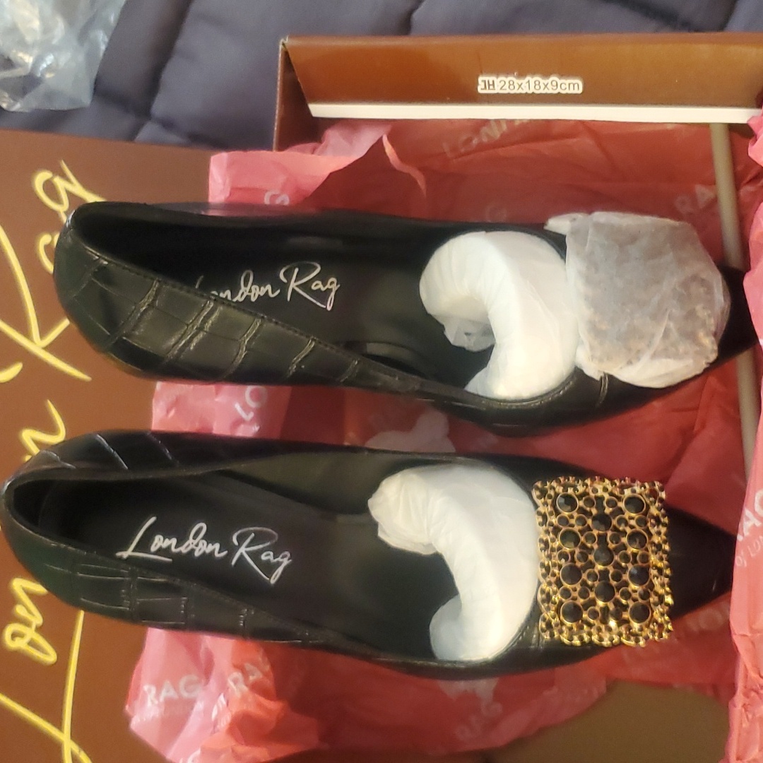 Brand New London Rag Cirrus Heels